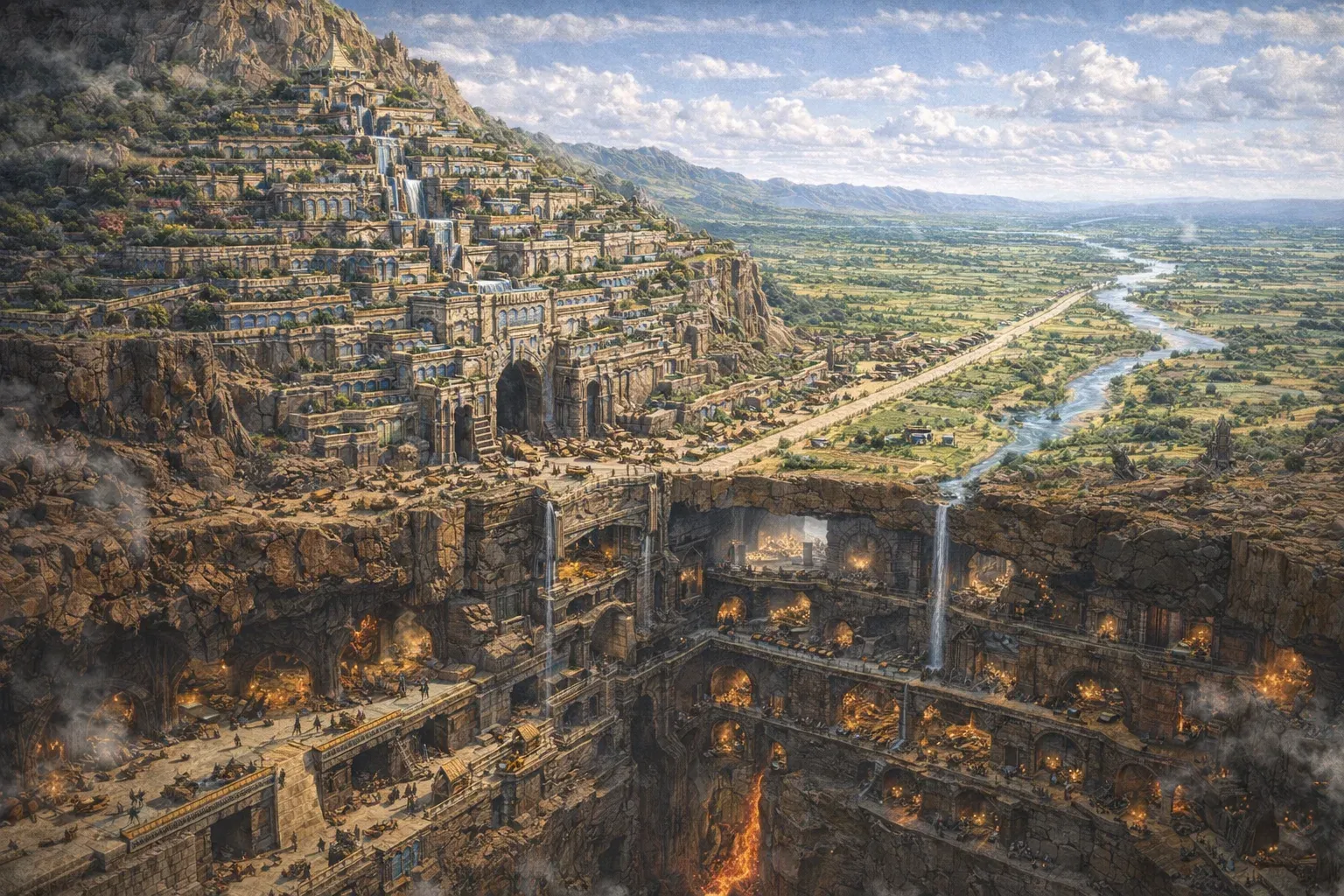 Kal-Vash, The Deep Roads (Cross-Section)