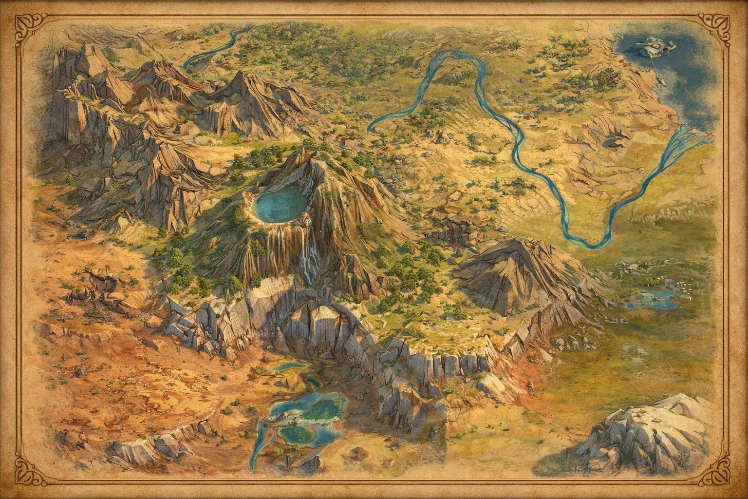 Kascanda, Valdesh Regional Map